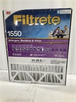 Furnace filter 3M 1550, 25x20x5 nib
