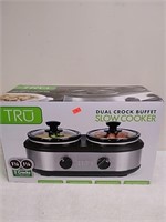 Dual crock pot slow cooker