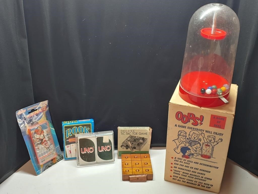Neat cards and Vintage games!  Rook and Uno