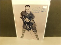 Toronto Maple Leaf Pierre Pilote Autographed Photo