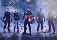 Autograph COA Avengers Photo