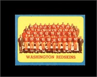 1963 Topps #169 Washington Redskins TC SP EX