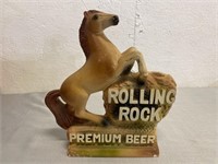 Rolling Rock Premium Beer Chalk Horse