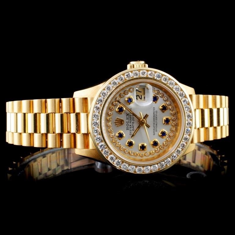 Diamond Ladies Rolex Presidential Watch