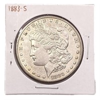 1883-S Morgan Silver Dollar ABOUT UNCIRCULATED