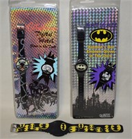 (3) Vtg Batman Watches w/ Quintel Glow in the Dark