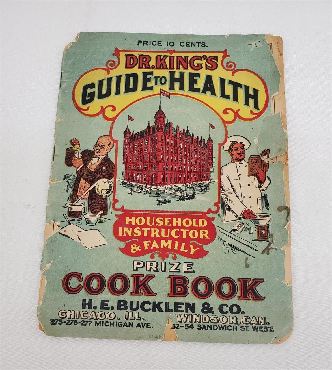 Vintage Dr. King's Guide to Health Cook Book