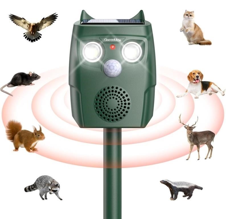 (new) Animal Deterrent, Solar Powered Animal