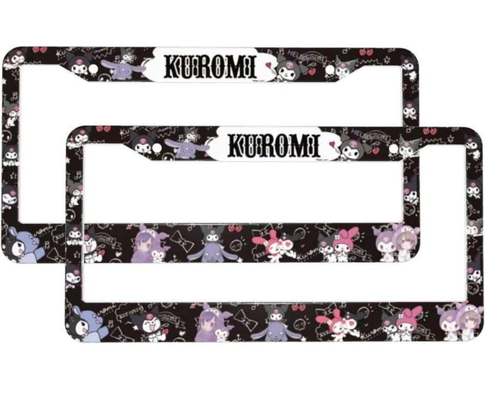 (new) Anime License Plate Frame for Women Cute