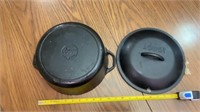 Lodge Cast Iron Pot With Lid