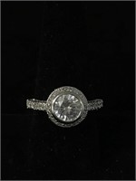 STERLING CZ FASHION RING