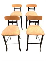 Set of 4 Bar Stools by Amisco