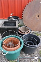 LARGE LOT OF PLANTERS