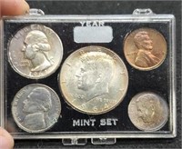 1964 5 Coin Year Mint Set