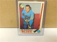 1969-70 OPC Ab McDonald #18 Hockey Card