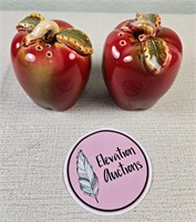 Red Apple Salt and Pepper Shakers