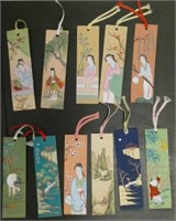 Twenty three vintage Chinese bookmarks