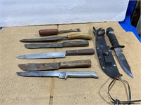 Group of Knives Old Hickory & More