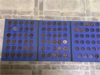 Lincoln Head Cent Book-Starting 1941-some coins