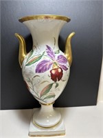 Large 1930 West German vintage flowered vase on