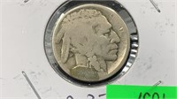 1915-D Buffalo Nickel, raised date
