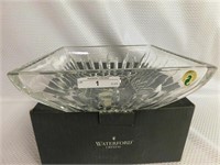 NEW IN BOX WATERFORD CRYSTAL LISMORE 9" SQUARE BOW