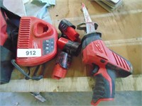 Milwaukee Battery Operated Saw & Charger