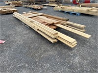 (200) LF Of Cedar Lumber Mixed Sizes