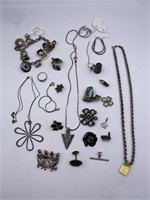 Assortment of Vintage Sterling Jewelry