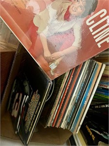assorted records LPs Patsy Cline etc