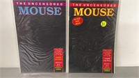 2- THE UNCENSORED MOUSE BY ETERNITY COMICS VOL 1&2