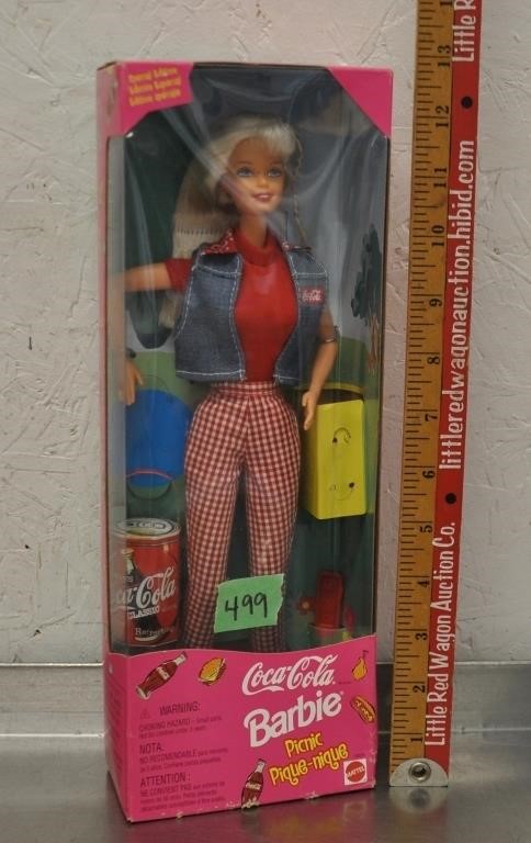 Coke Barbie, in box