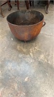 Large iron pot