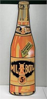 Mil Botl metal sign