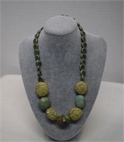 Carved & Polished Stone Necklace