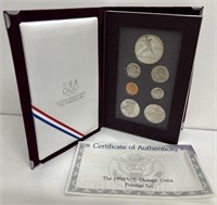 '92 OLYMPIC SILVER COINS PRESTIGE SET