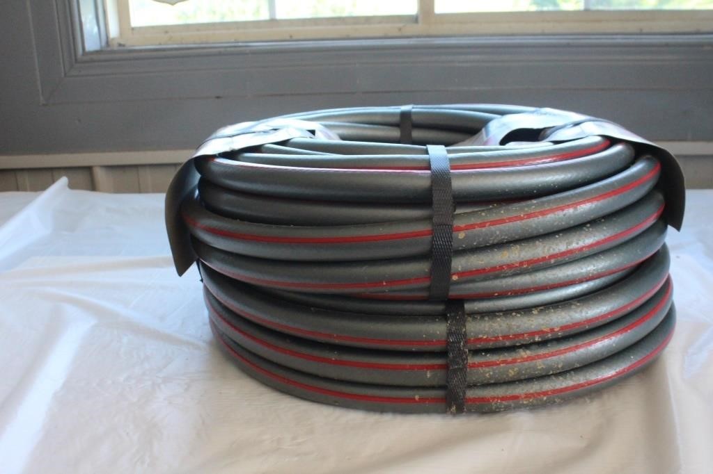 Waterworks contractor grade, two 50' hoses, new