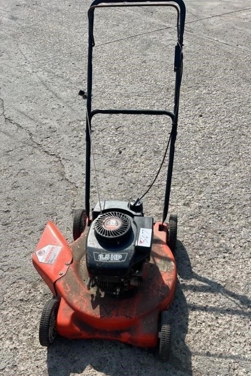 21"3.5hp Gas Lawn Mower. Loose and turns over.