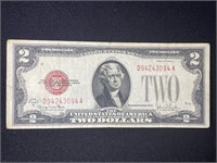 SERIES 1928-G RED SEAL $2