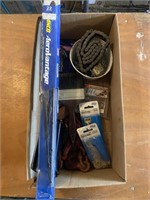 Electrical plugs, chain, wiper blade, more