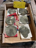 Box full of miners dollars with display hardware