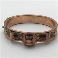 Victorian Gold Filled Hinge Bracelet