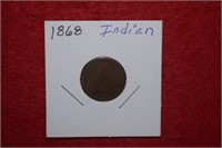 1868 Indian Head Penny