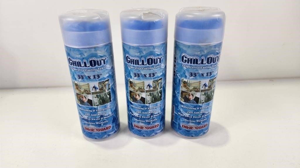 (3) Chill Out Evaporative Cooling Towel