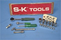 All SK incl, 1/4" & 3/8" ratchets,
