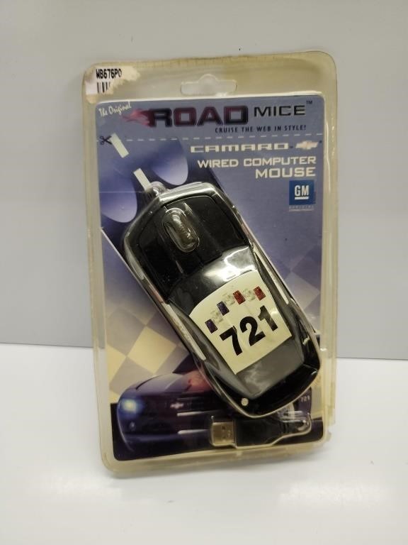 ROAD MICE CAMARO WIRED COMPUTER MOUSE