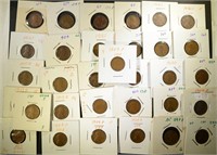 SEMI-KEY LINCOLN CENT LOT: