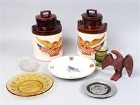 Patriotic Cookie Jars & Other Decor