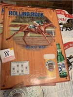 ROLLING ROCK SIGN