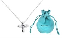 Tiffany & Co. Elsa Peretti Dove Cross Necklace